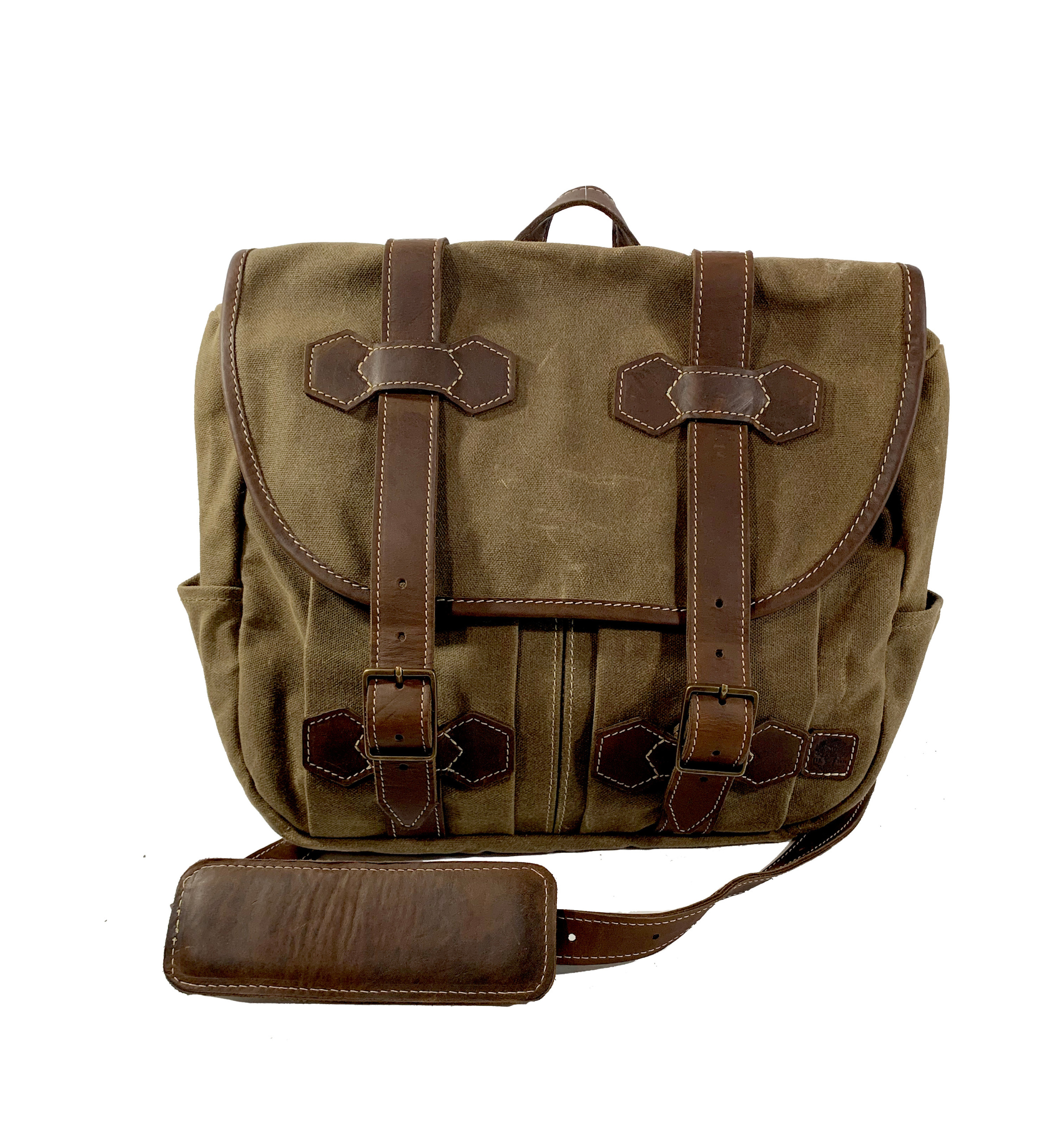 Campaign Waxed Canvas Messenger Bag | The Art of Mike Mignola