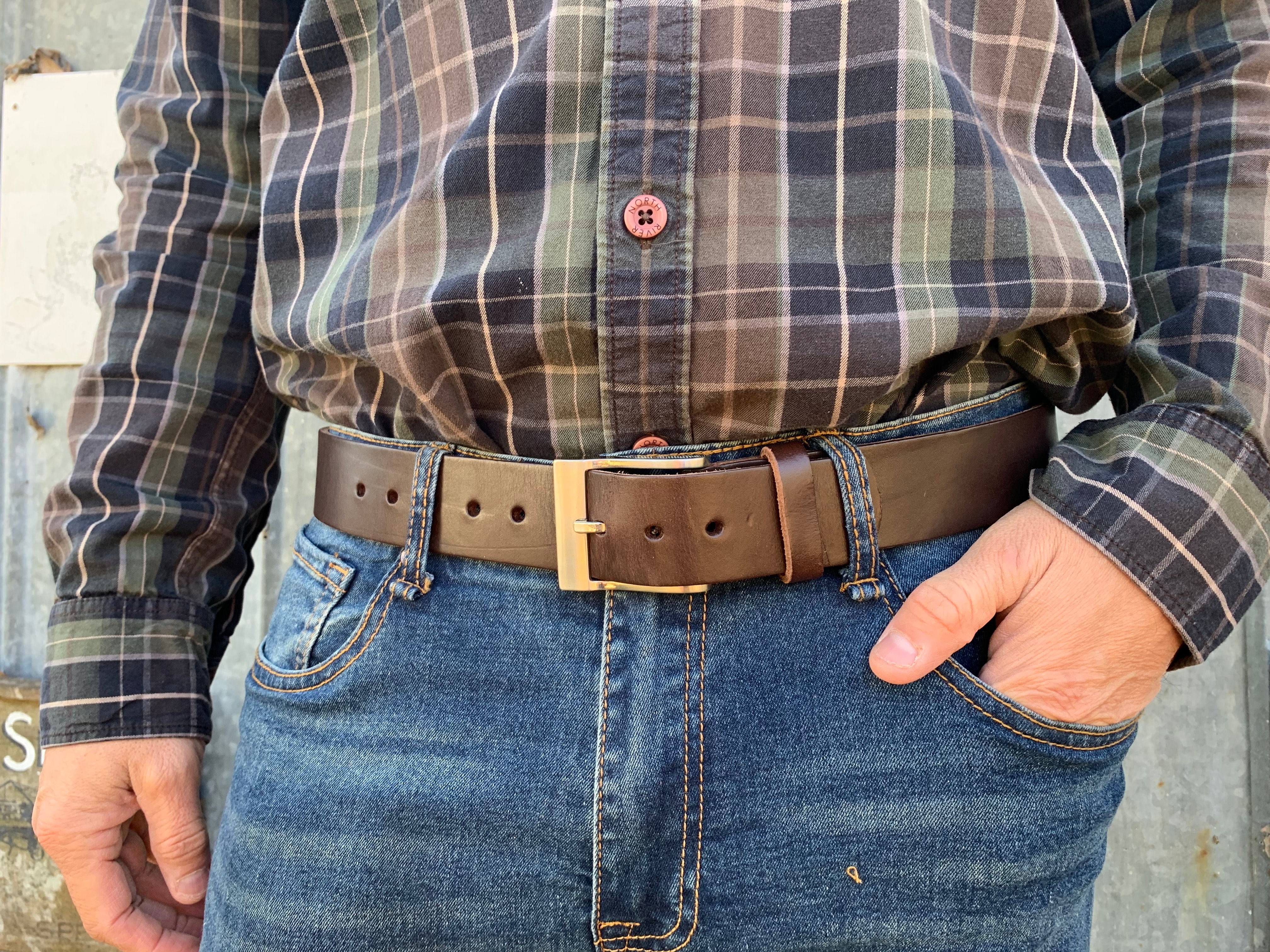 Men's belts,Full Grain Genuine Leather Casual Dress Jeans Belts for Men -  Helia Beer Co